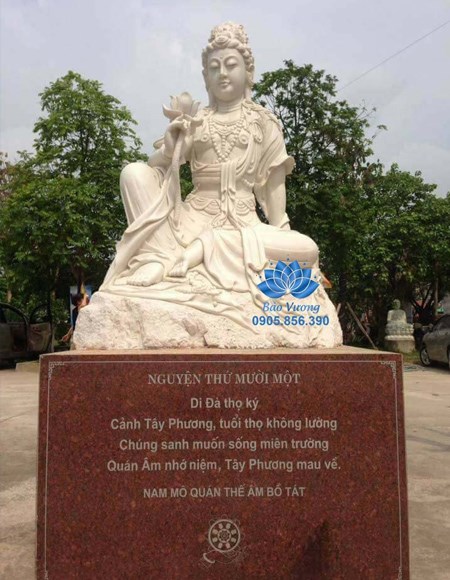 Tượng Phật Quan Âm Tự Tại SP07
